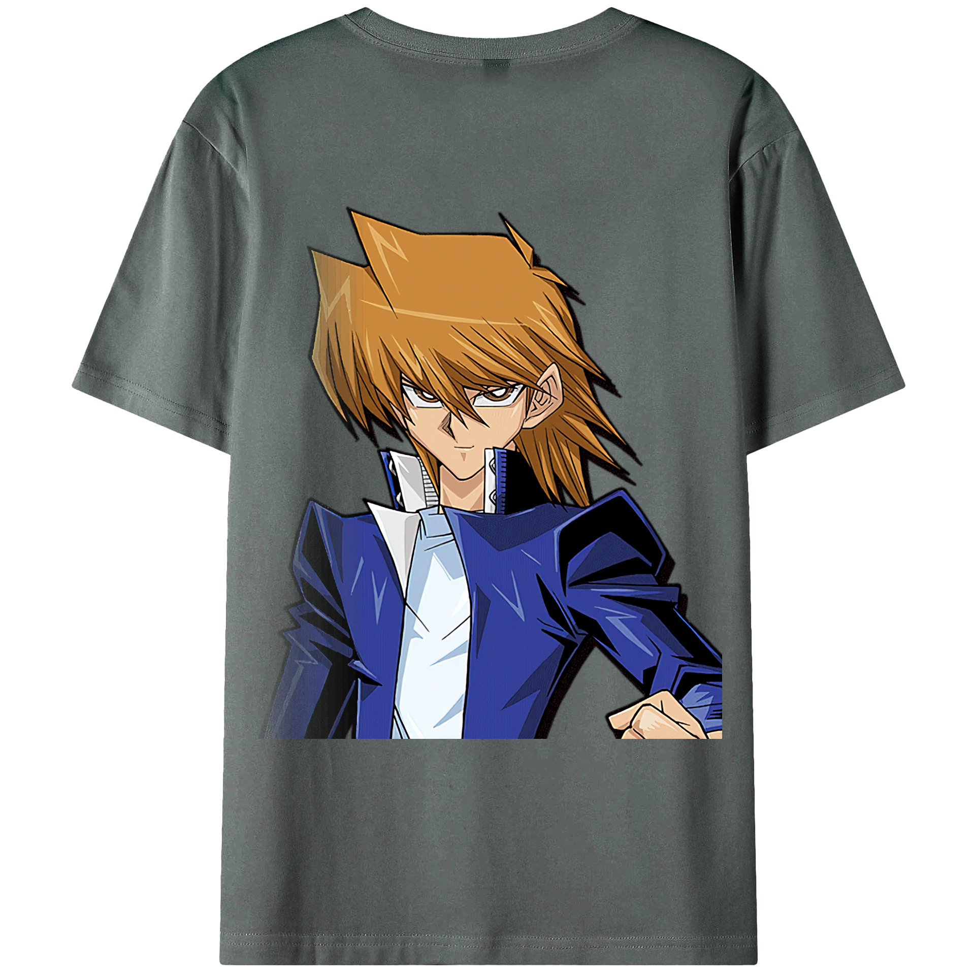 （画像用） 遊☆戯☆王 Yu-Gi-Oh! 綿100％ メンズ半袖Tシャツ（バックプリント） 通気性